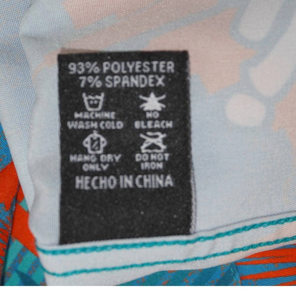 Dixxon Flannel Co Vice Miami Shirt Mens Button Up Loud Tropical Print L - Picture 6 of 6